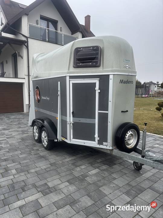 Przyczepa do przewozu 2 koni Humbaur Alu podłoga Humbaur śląskie Mokra