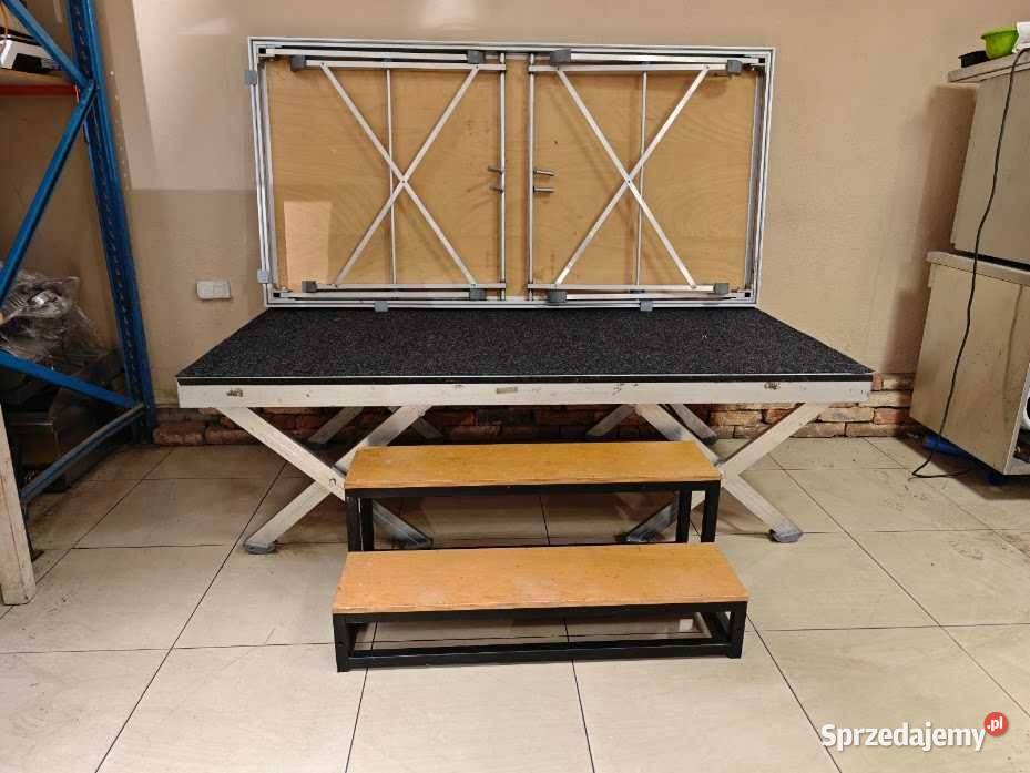 Podest scena eventowa 200x200 stabilna składana Góra