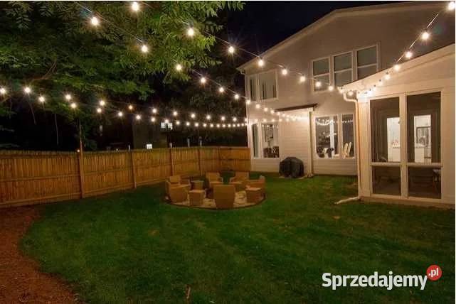 GIRLANDA solarna ogrodowa lampki 100 led kulki Lubaczów