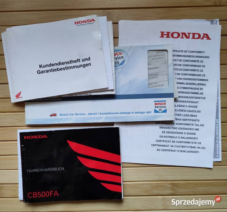 Honda CB 500F Ładna Serwisowana Niski Przebieg Zawiercie sprzedam