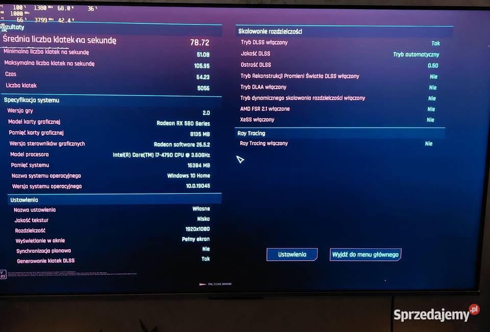 Komputer gamingowy PC do gier Intel i7 RX 580 Binarowa