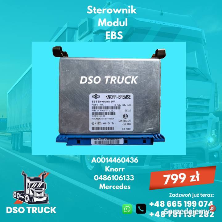 Sterownik Modul EBS Knorr A0014460436 0486106133 ciężarowe Zawichost