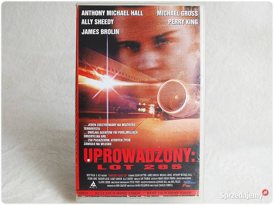 Kaseta VHS Uprowadzony Lot 285 Film na Video