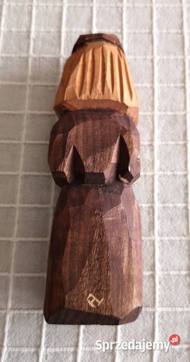 Stara rzeźba ludowa chłopa Katowice