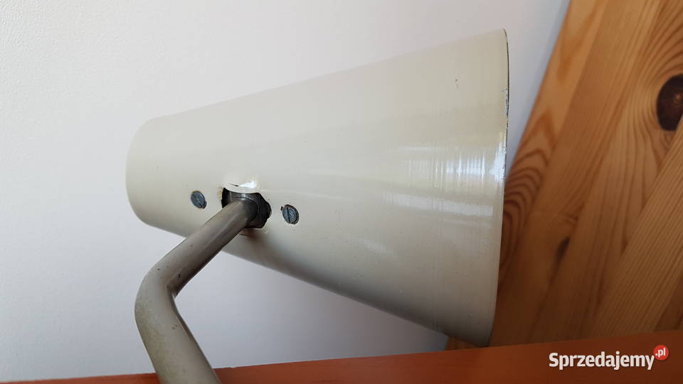Lampa biurowa ST 16 Zaos oświetlenie PRL Dąbrowa Górnicza