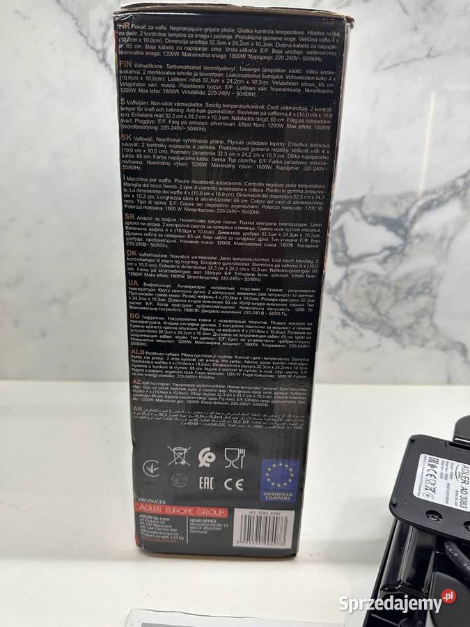 Gofrownica Adler AD 3083 5905575904973 łódzkie Łódź
