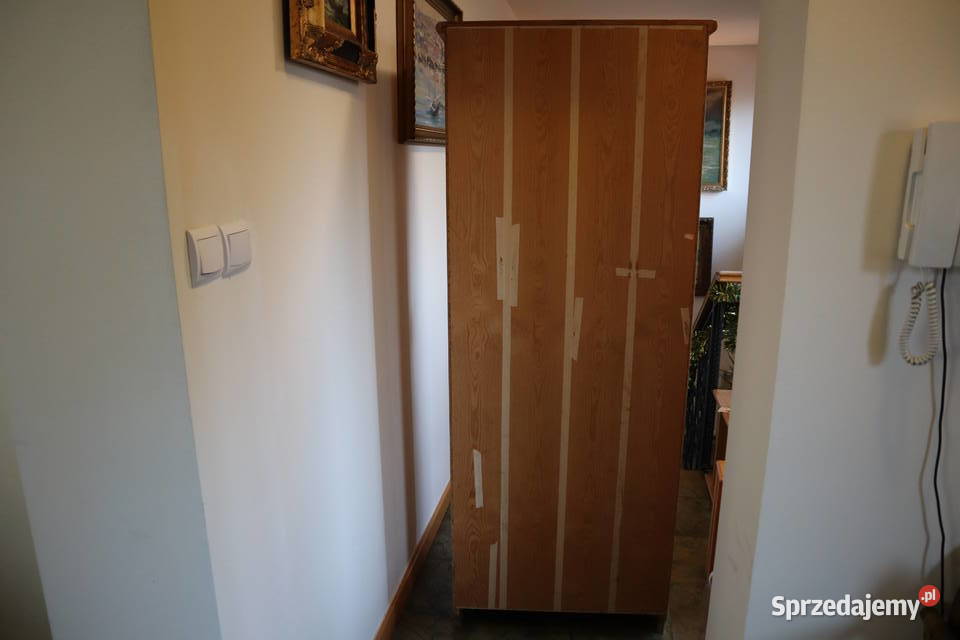 Szafa dwu drzwiowa z biurkiem 34cm Ustroń sprzedam