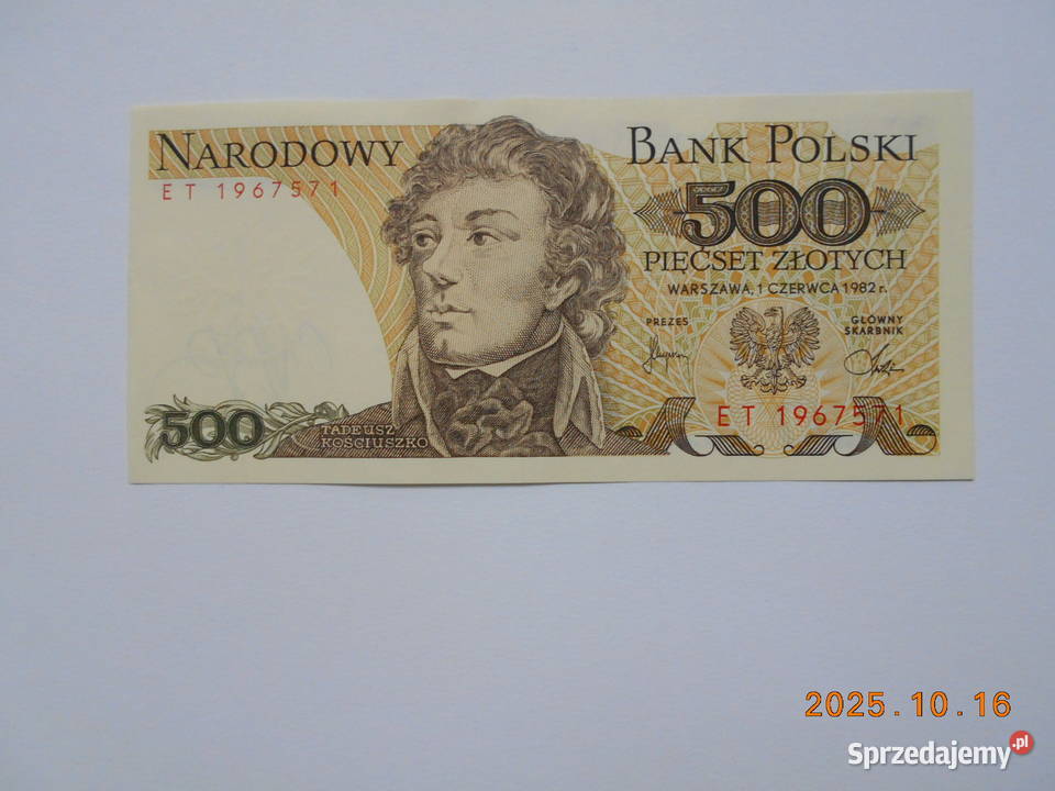 Sprzedam banknoty z PRLu