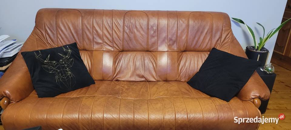 skórzany komplet wypoczynkowy Komplety wypoczynkowe dolnośląskie Jedlina-Zdrój