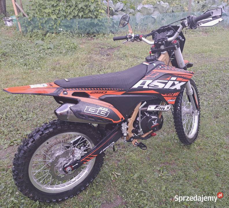 Motocykl cross 250ccm 4t Asix XB88 manual LED Kobylany