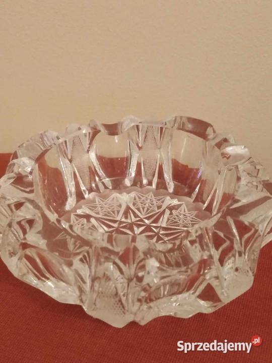 Duża Popielnica Kryształowa Bolesław PRL dolnośląskie