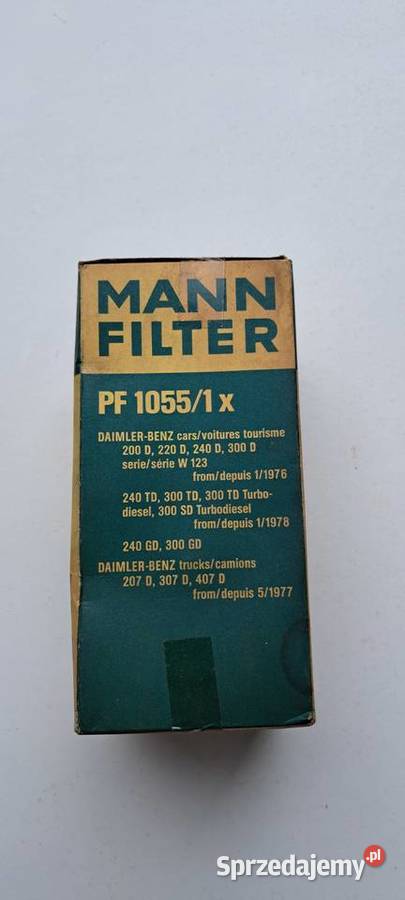 Filtr oleju Mercedes W123 T1 kaczka silniki osobowe Luzino