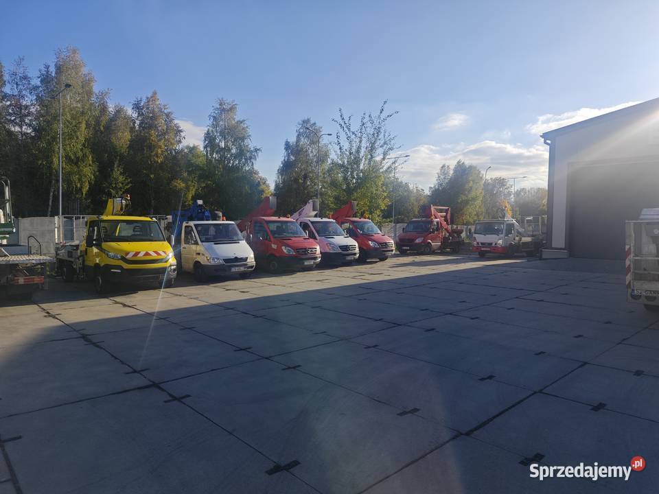 Zwyżka Gliwice wynajem zwyżki podnośniki koszowe