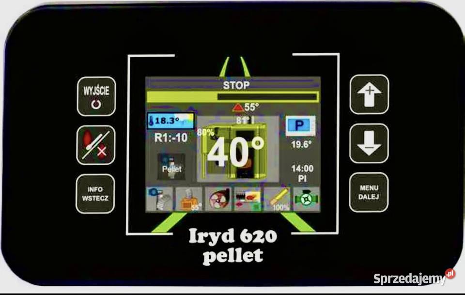 Kocioł ekogroszek pellet Moceko 25 piec CO