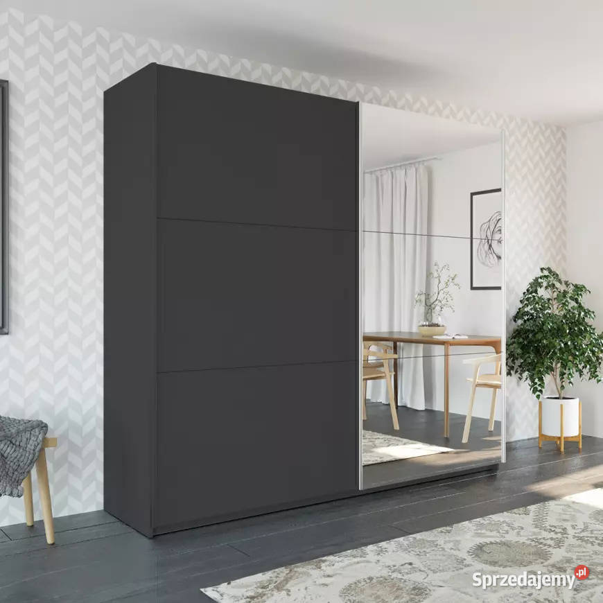 Szafa z lustrem z kolekcji Vigo 250x215x61