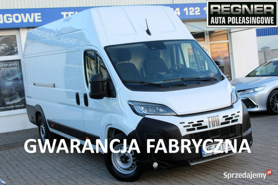 Fiat Ducato Maxi SalonPL FV23 L4H3 Gwarancja wielofunkcyjna kierownica Sokołów