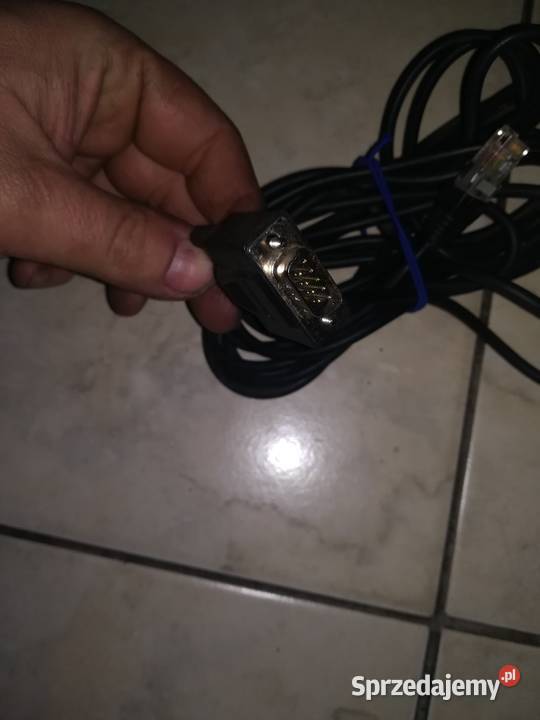 Kabel konsolowy RS232 DB9 na RJ45 o długości 5m Łódź