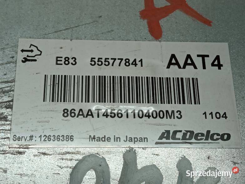 STEROWNIK SILNIKA 55577841 14 B 100 Opel Corsa Sterowniki świętokrzyskie sprzedam