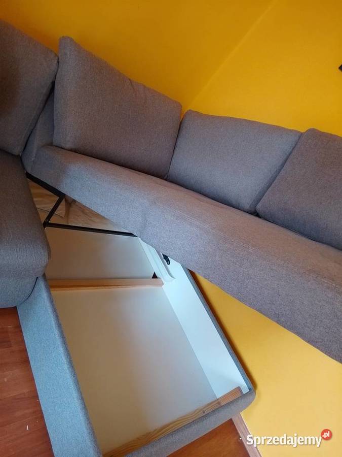 SKY Narożnik szary prawy z funkcją spania 86cm Poznań sprzedam