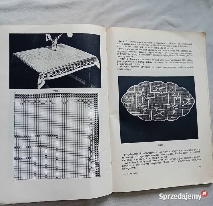 Wera Tuszyńska Roboty siatkowe WPLiS 1959 r Koźminek
