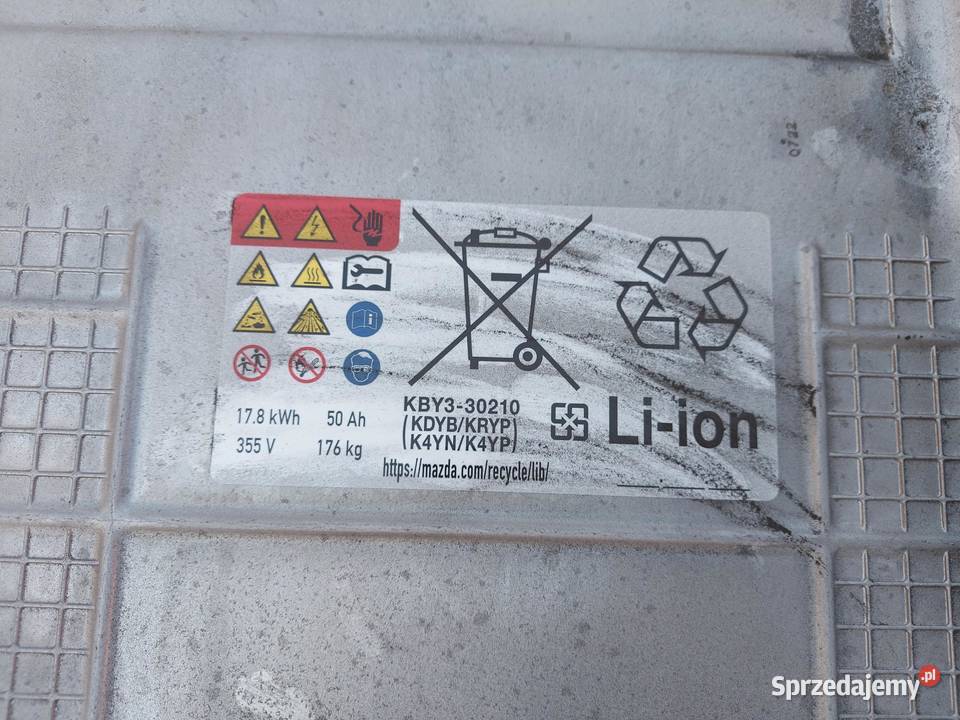 Mazda CX60 2023r bateria akumulator lewy lewa osobowe dolnośląskie sprzedam