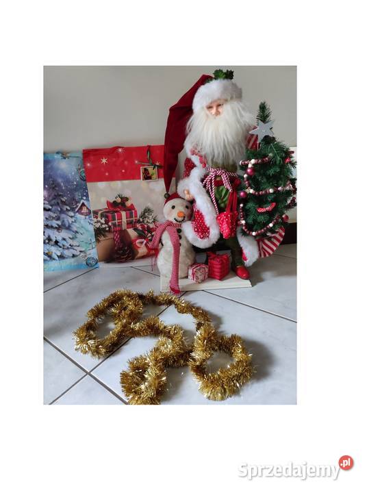 złoty łańcuch choinkowy na choinkę girlanda żółty Kielce