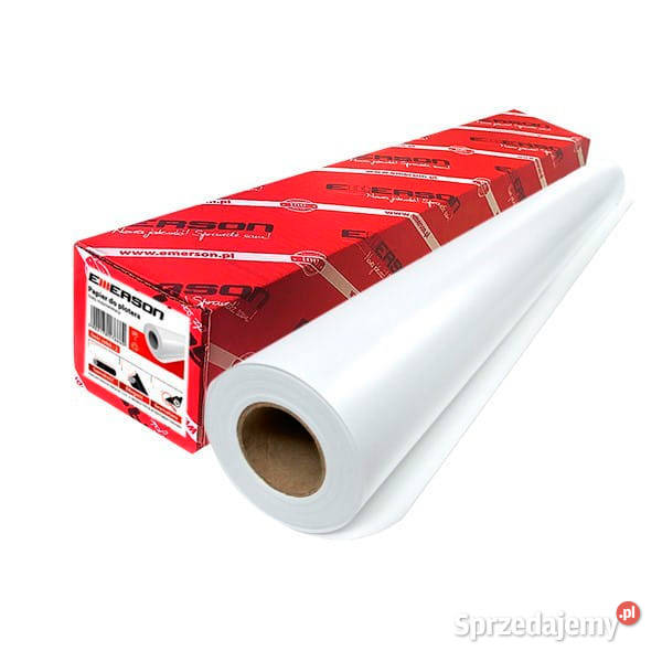 Papier w rolkach do plotera 841x100m 80g EMERSON Łódź