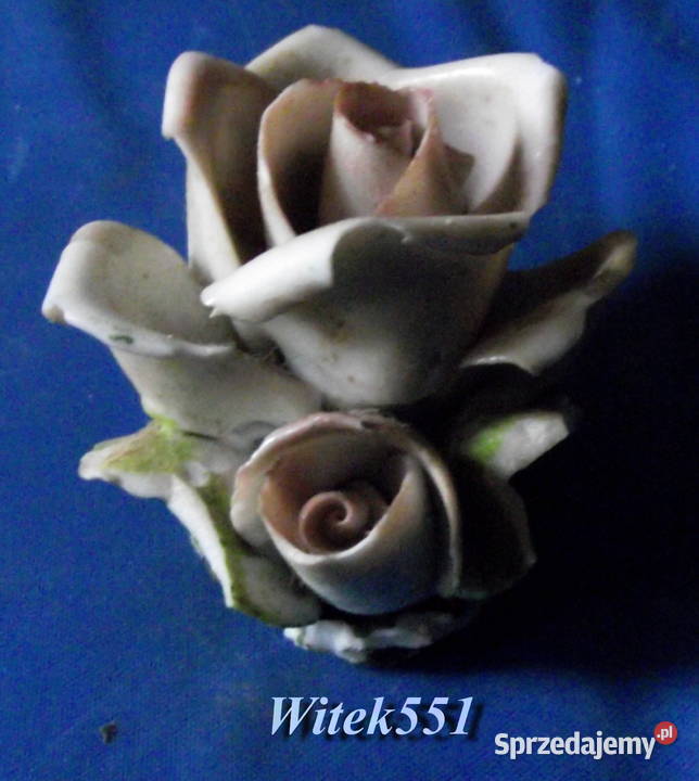 PORCELANOWY KOLOROWY MATOWY MAŁY KWIATUSZEK Stalowa Wola