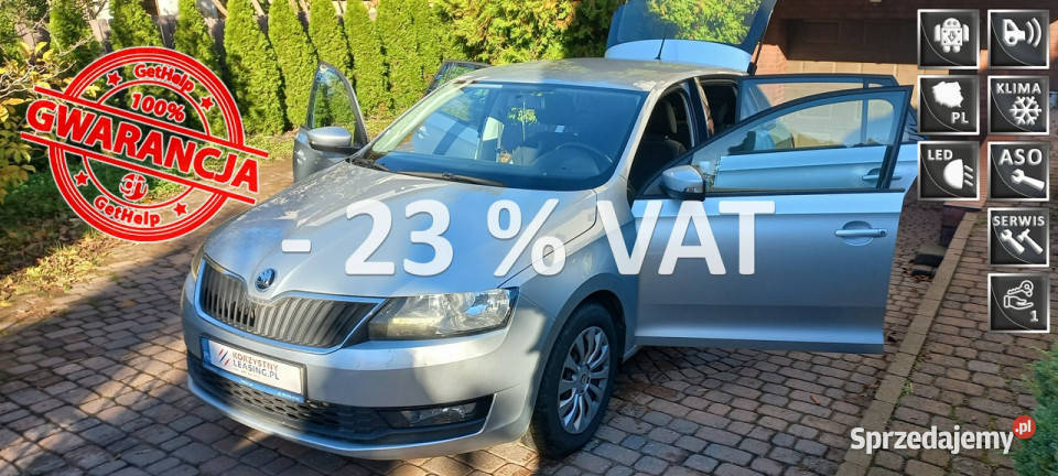 koda RAPID 186 netto FVAT 23 Lift Ledy Salon Gdańsk