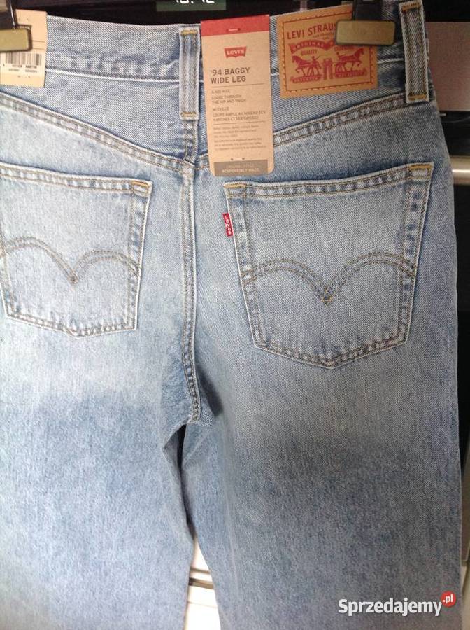 Spodnie Jeans Damskie Levis 94 Baggy Wide Leg Rozmiar 36(S) Nowa Sól