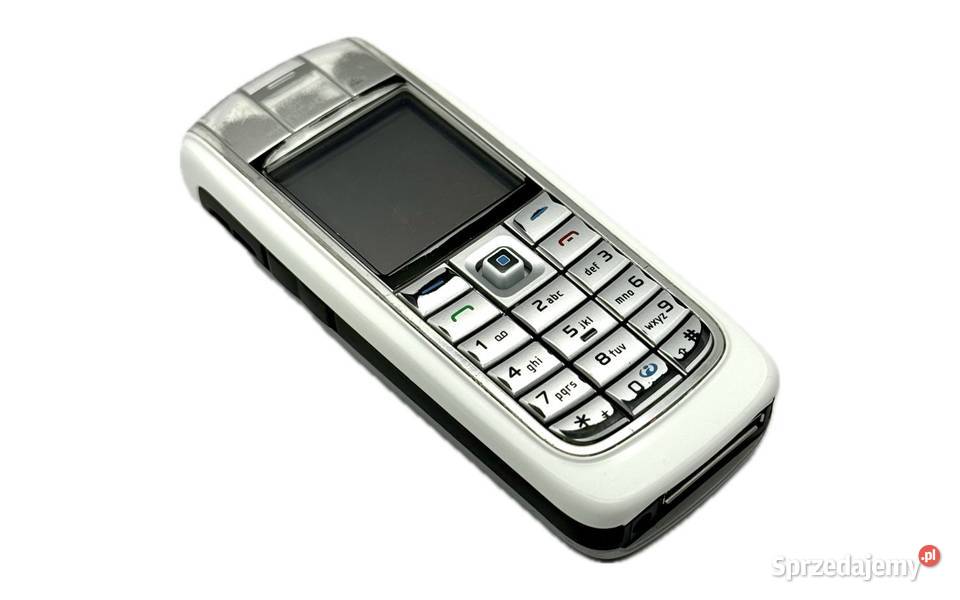 Telefon Nokia 6020 biały przód srebrny tył Warszawa