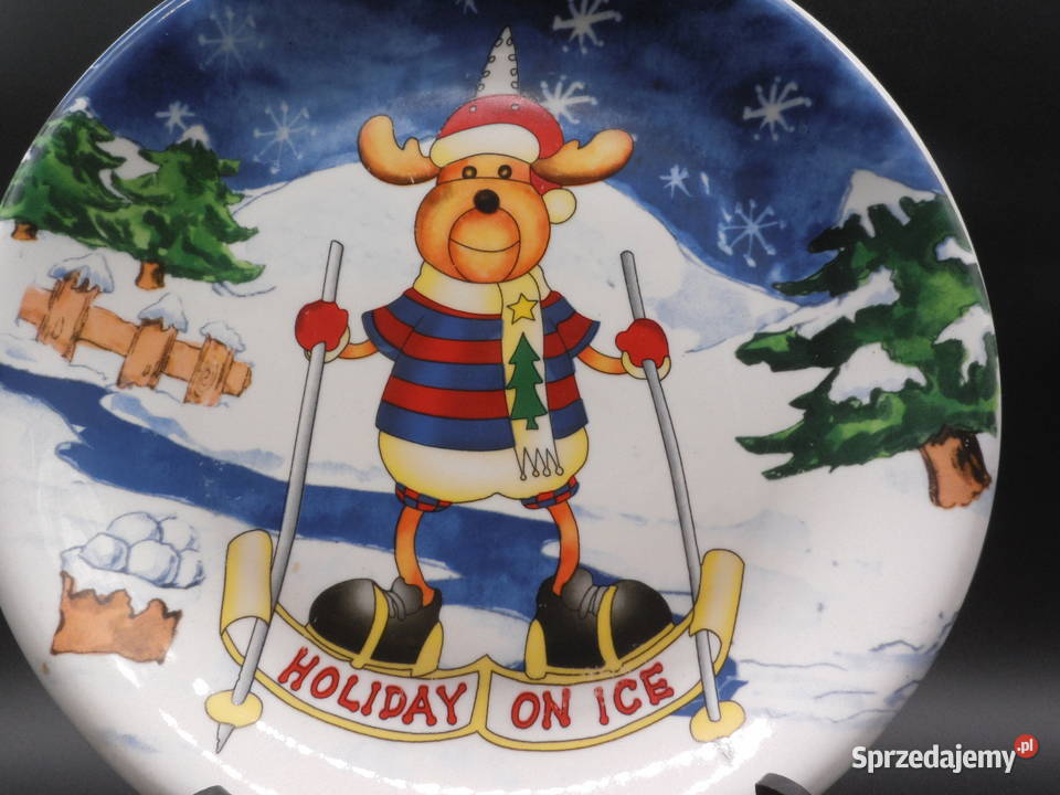 Talerzpatera świąteczny renifer Raszków