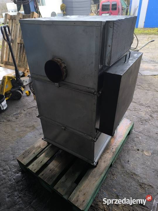 Piec nadmuchowy nagrzewnica olejowa drewno hala Opole