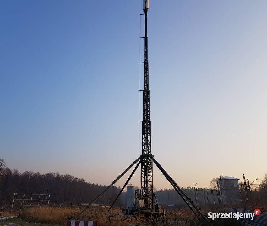 Słup przestawny wieża mobilna maszt mobilny Lubliniec