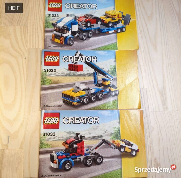 Lego creator zestaw 31033 Transporter pojazdów Rzeszów