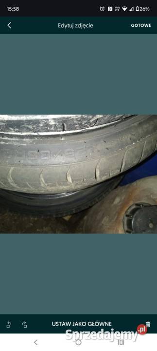 Sprzedam felgi z oponami 5x120 dwie szerokości Szerzawy