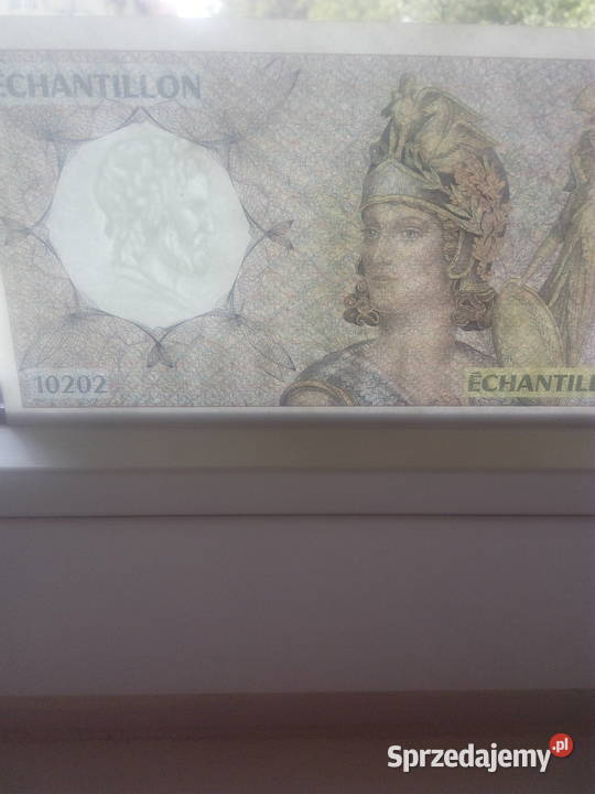 Francja banknot testowy Echantillon Poznań
