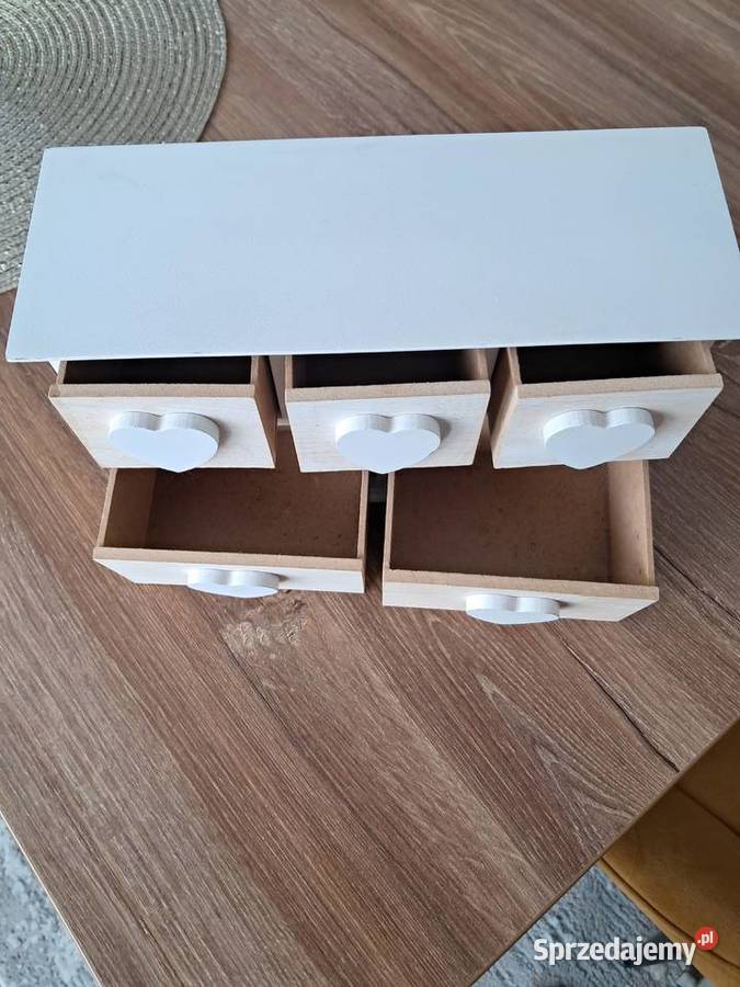 szkatułka z szufladkami wys13 szer 24 głęb 9 sta Pokój dziecięcy świętokrzyskie Sandomierz