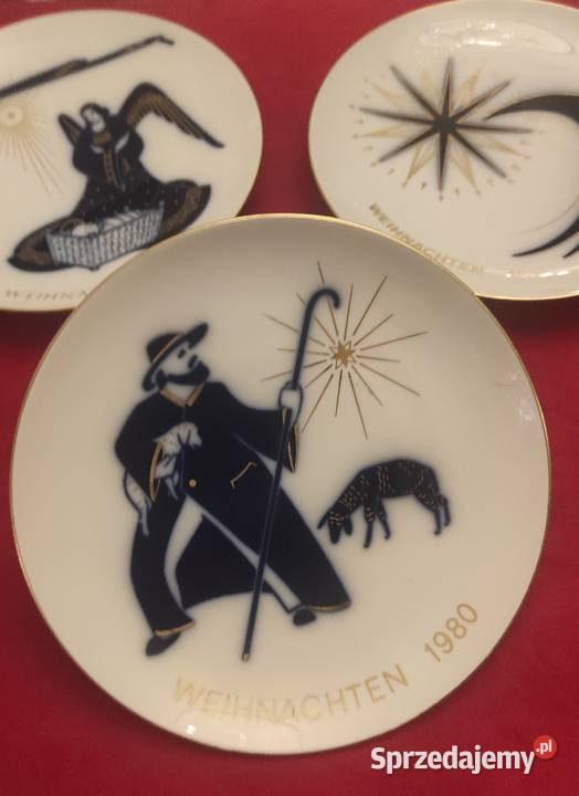 KPM Berlin talerz dekoracyjny Boże Narodzenie