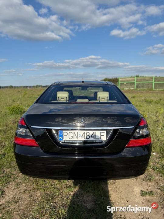 MercedesBenz Klasa S W221 Mercedes S500L 4matic benzyna+LPG łódzkie