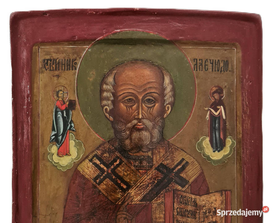 Ikona Święty Mikołaj z Miry Cudotwórca 0212
