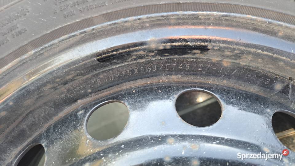 Komplet kół z oponami zimowymi 18560R15 Toyota Grabki Duże