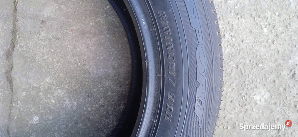 Sprzedam opony letnie 215x60x17 Wólka Leszczańska