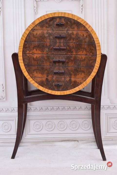 Okrągła Komoda Regał Art Deco Szafka Pomocnik 6 Kraków