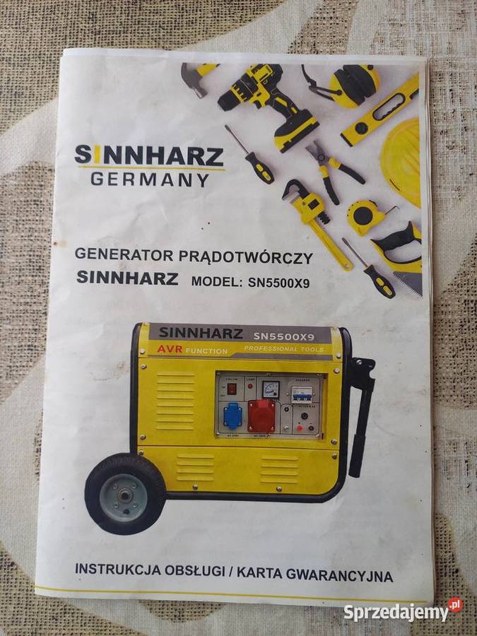 Nowy niemiecki agregat prądotwórczy SINNHARZ Kikół