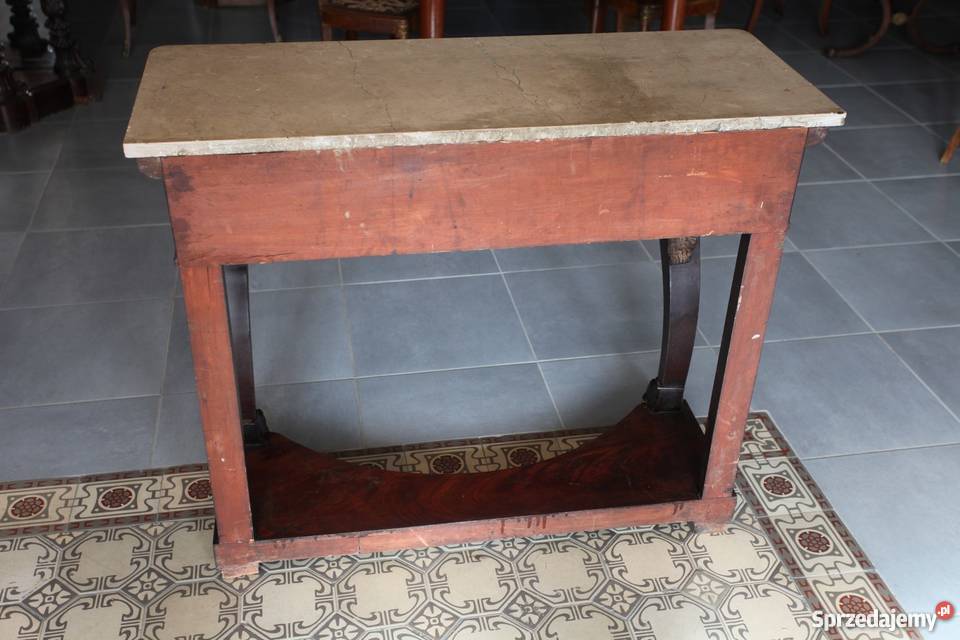 Konsola biedermeier Antyk 0284 Nieżywięć