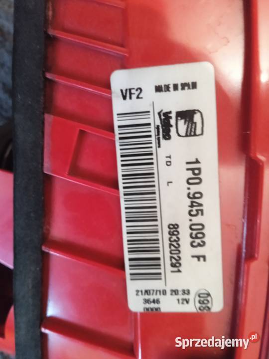 Lampa tył prawy klapy seat Leon z 2008 roku