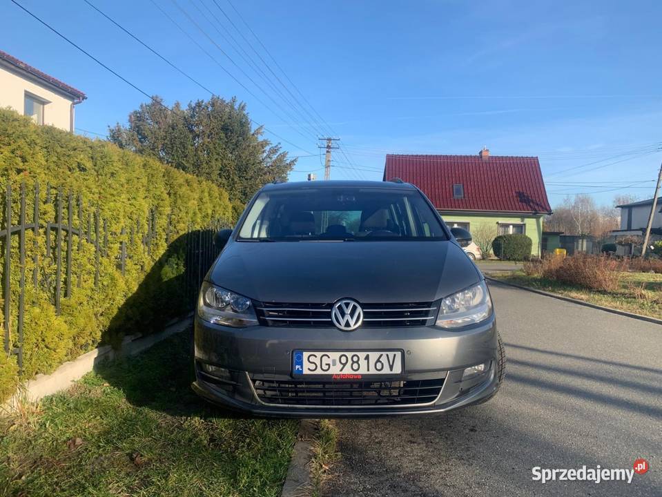 VW Sharan 2012 200 DSG 7 osobowy nawigacja śląskie Gliwice