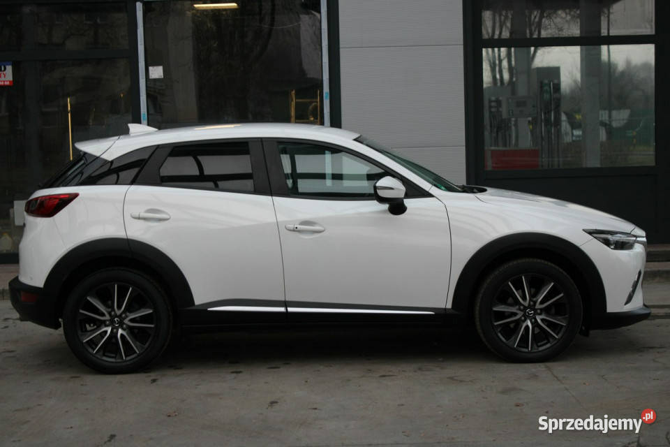 Mazda CX3 EXCLUSIVELINEOrglakierSerwis do biały