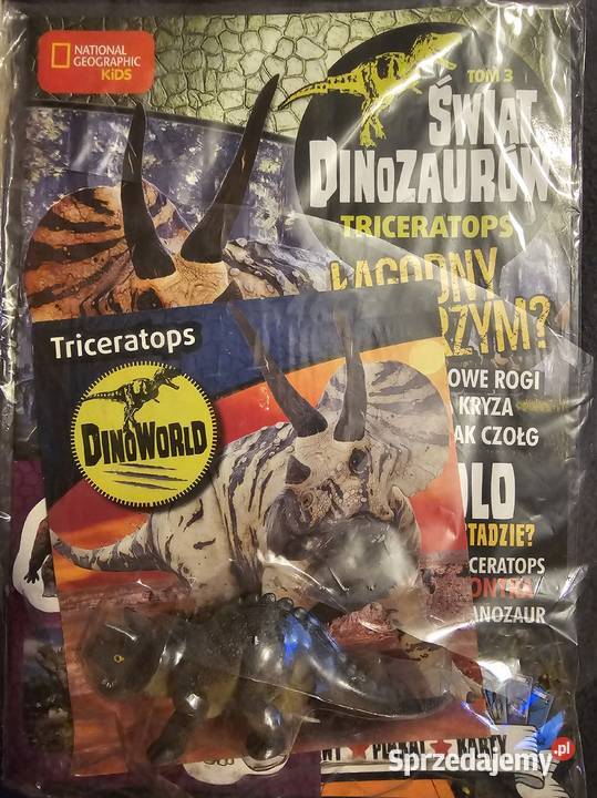 WIAT DINOZAURÓW Tom 3 Triceratops National Warszawa